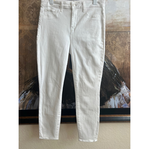 New Women's L'AGENCE Jeans, White, Size 30 - Picture 2 of 4